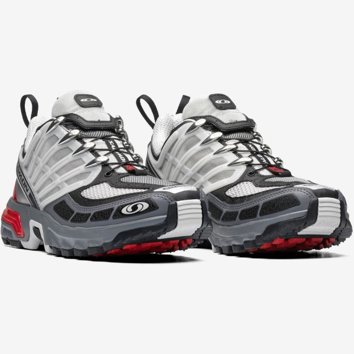 Salomon ACS PRO ADVANCED Muške Patike Lunar Rock / Quiet Shade / Goji Berry | AhEPRUSE