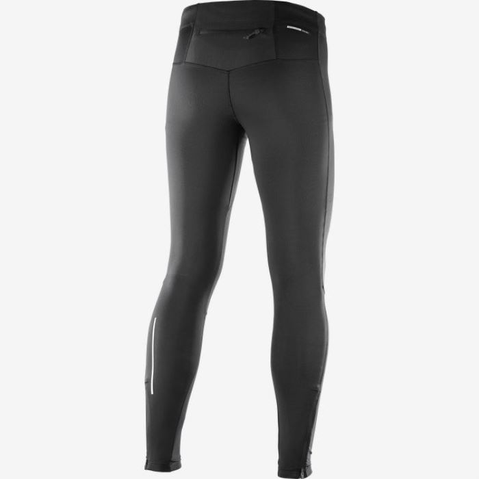 Salomon AGILE LONG Muške Tight Crne | J61VtNbU