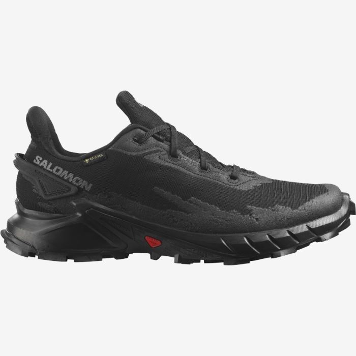 Salomon ALPHACROSS 4 GORE-TEX Muške Tenisice Za Trčanje Crne Crne Crne | OGBZCzYT