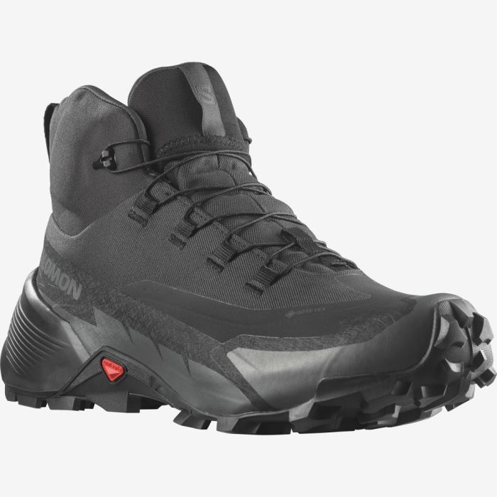 Salomon CROSS HIKE 2 MID GORE-TEX Muške Cipele Za Planinarenje Crne Crne | sfPbGeJk