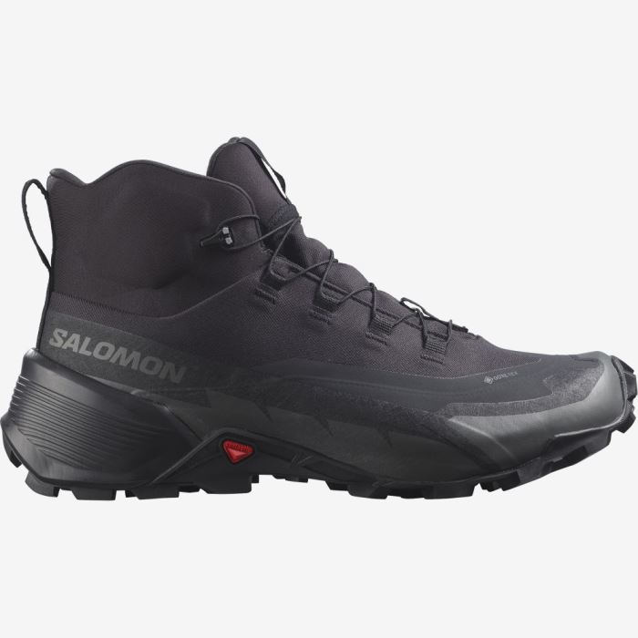 Salomon CROSS HIKE 2 MID GORE-TEX Muške Cipele Za Planinarenje Crne Crne | sfPbGeJk