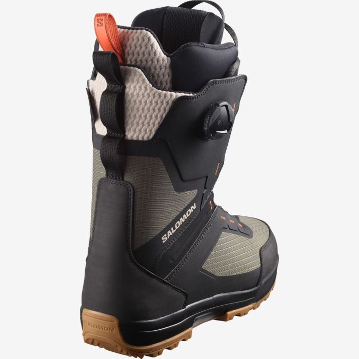 Salomon ECHO DUAL BOA Muške Čizme Za Snowboard Zelene Crne | jaw2Qqya