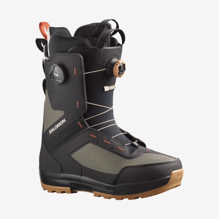 Salomon ECHO DUAL BOA Muške Čizme Za Snowboard Zelene Crne | jaw2Qqya