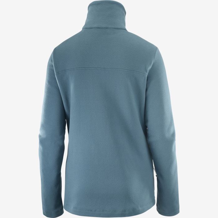 Salomon ESSENTIAL COSY FLEECE Ženske Midlayers Plave | flD9neRf