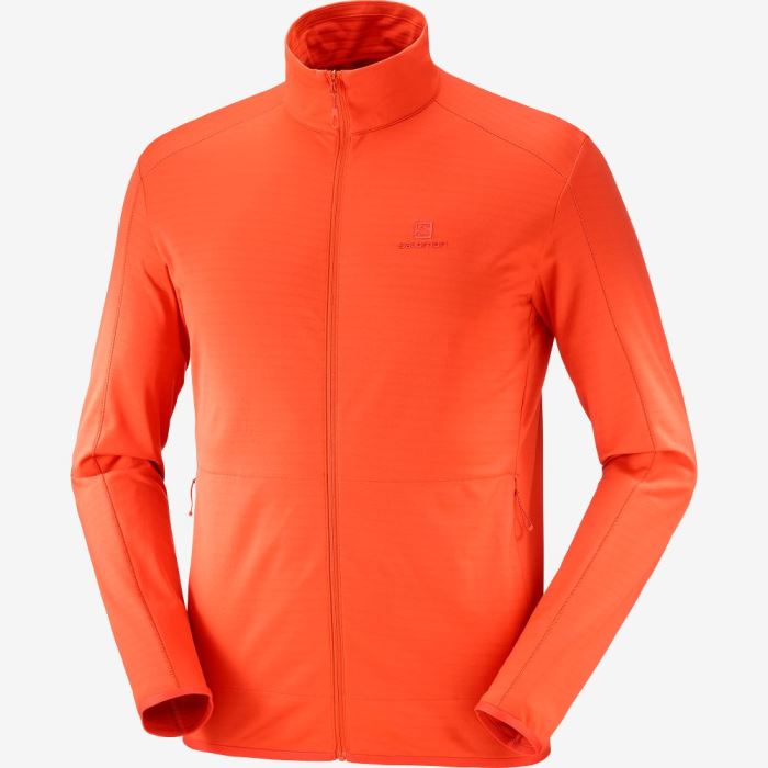 Salomon ESSENTIAL LIGHTWARM Muške Midlayers Crvene | HbDykMTI