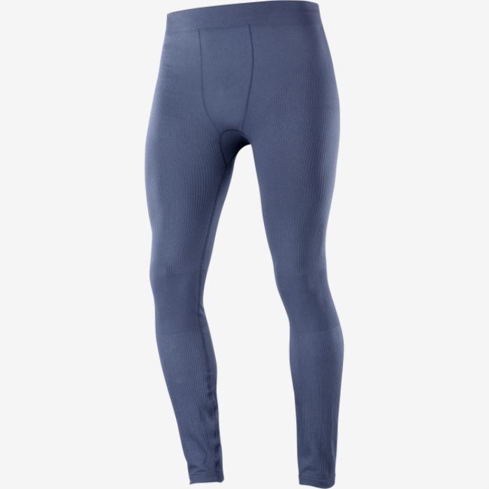 Salomon ESSENTIAL SEAMLESS Muške Tight Indigo | isibXyGv