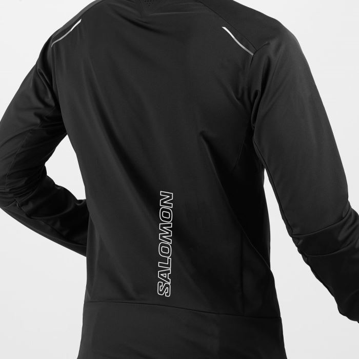 Salomon GORE-TEX INFINIUM™ WINDSTOPPER® PRO Muške Jakne Crne | lWTYUosu