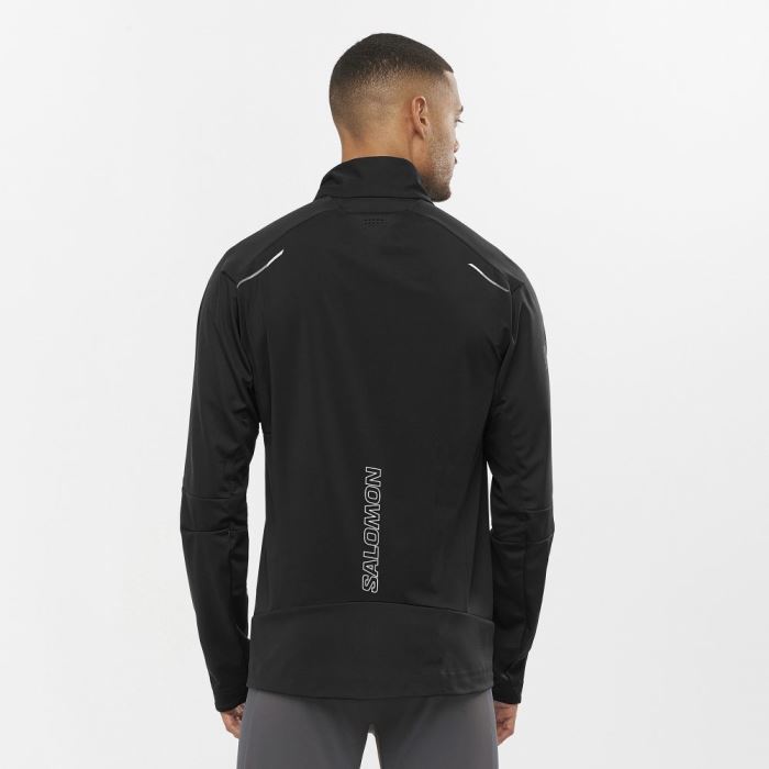 Salomon GORE-TEX INFINIUM™ WINDSTOPPER® PRO Muške Jakne Crne | lWTYUosu