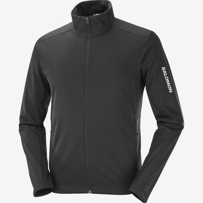 Salomon GORE-TEX INFINIUM™ WINDSTOPPER® Muške Jakne Crne | t6zwWibm