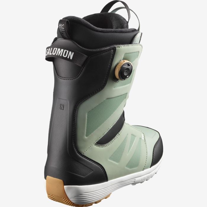 Salomon LAUNCH BOA SJ BOA Muške Čizme Za Snowboard Maslinasto Zelene Crne Bijele | IW3dPLLZ