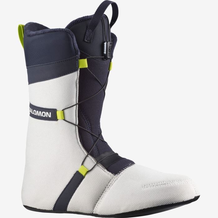 Salomon LAUNCH LACE SJ BOA TEAM Muške Čizme Za Snowboard Plave Svijetlo Zelene | fVADv9Mg