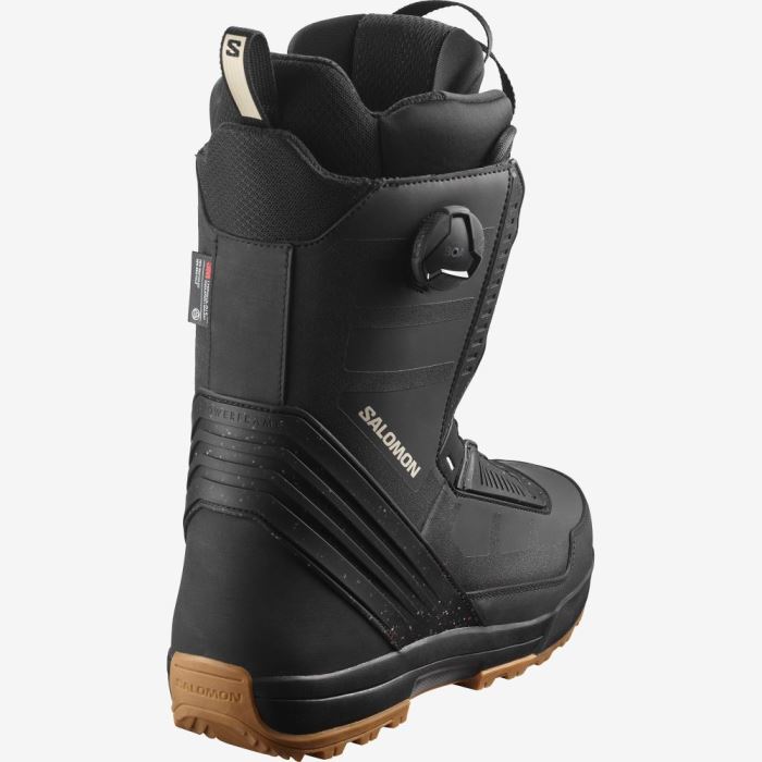 Salomon MALAMUTE DUAL BOA Muške Čizme Za Snowboard Crne Crne Crne | AMZZblQZ