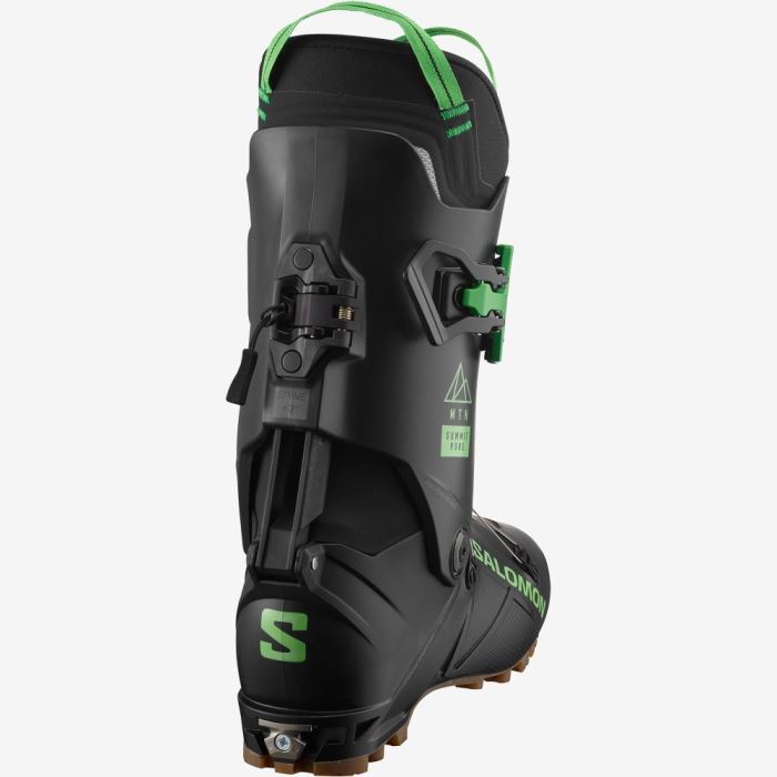 Salomon MTN SUMMIT PURE Muške Ski Boots Crne Zelene | rOnolIMI