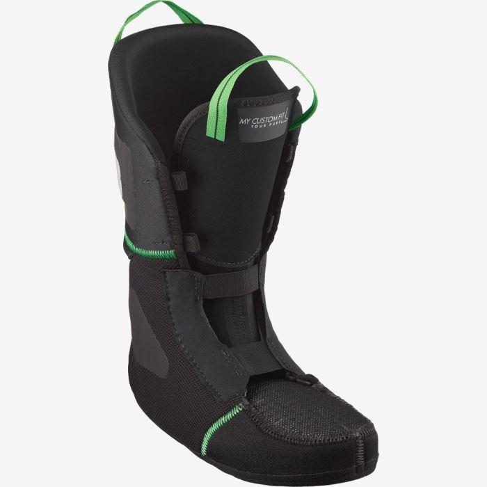 Salomon MTN SUMMIT PURE Muške Ski Boots Crne Zelene | rOnolIMI