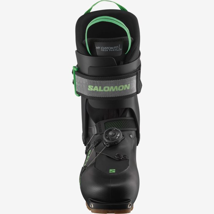 Salomon MTN SUMMIT PURE Muške Ski Boots Crne Zelene | rOnolIMI