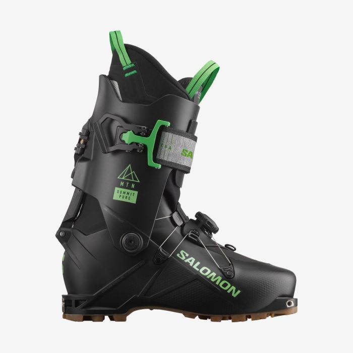 Salomon MTN SUMMIT PURE Muške Ski Boots Crne Zelene | rOnolIMI