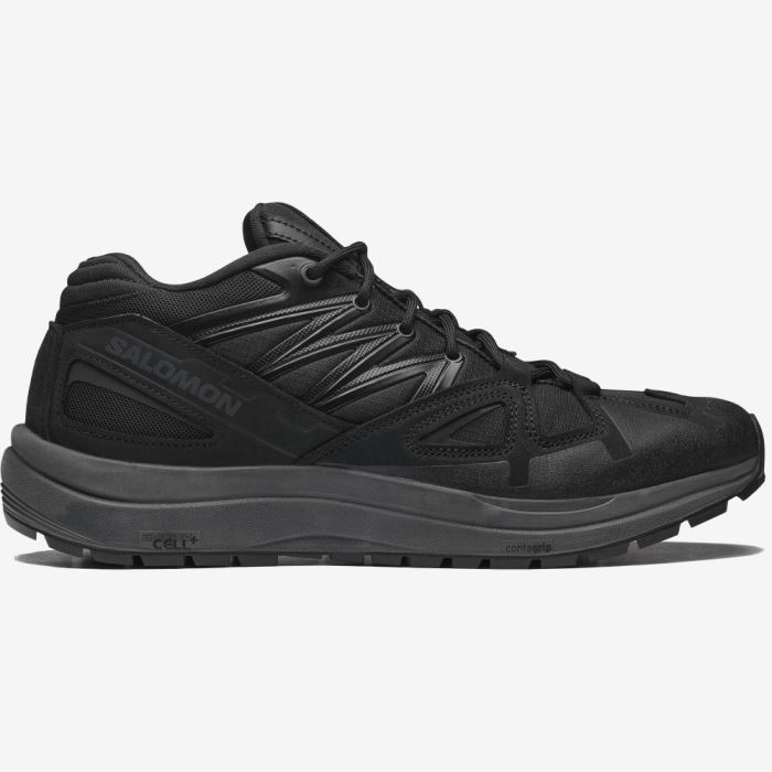 Salomon ODYSSEY 1 LEATHER ADVANCED Muške Patike Crne Crne | qYbHnD4f