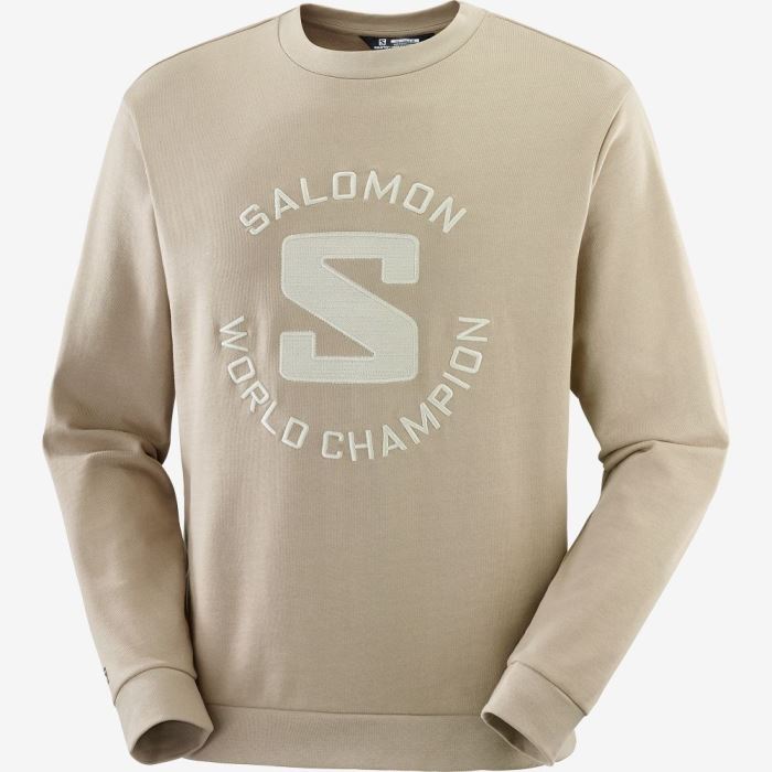 Salomon OUTLIFE LOGO SUMMER Muške Midlayers Sive | LsANX6tz