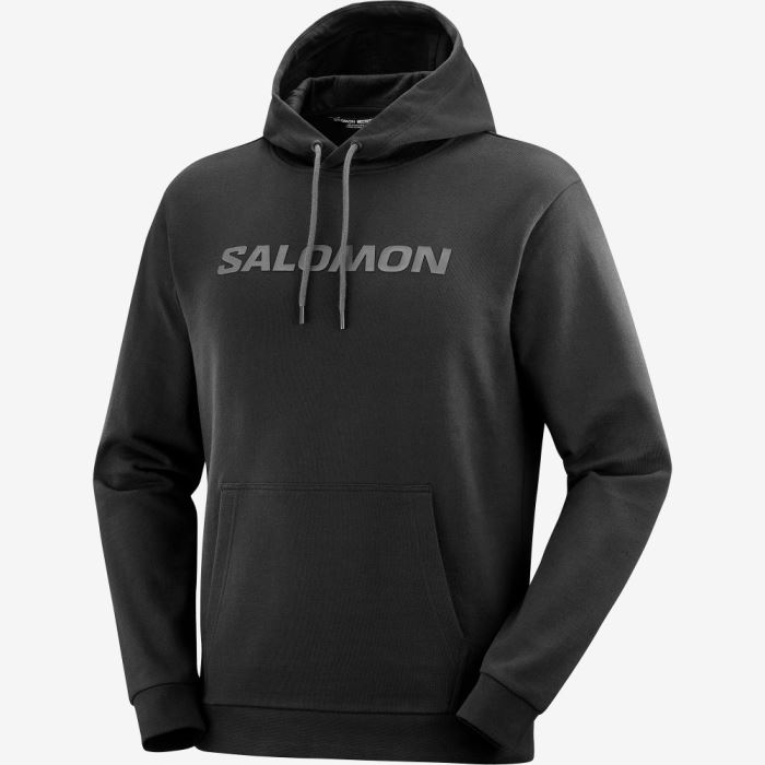 Salomon OUTLIFE LOGO WINTER Muške Midlayers Crne | txBUxkhj