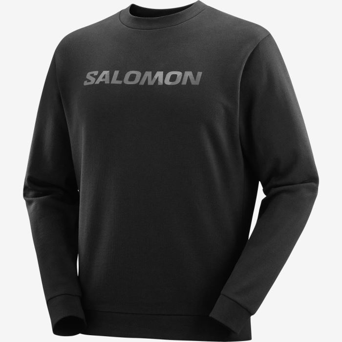 Salomon OUTLIFE LOGO WINTER Ženske Midlayers Crne | 971pMAbY