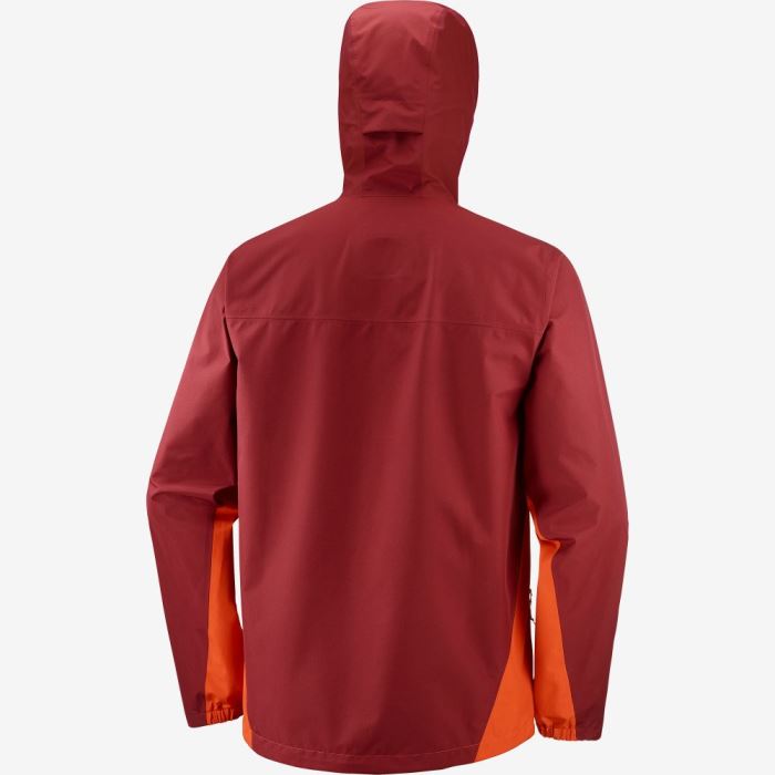 Salomon OUTLINE GORE-TEX 2.5 LAYERS Muške Jakne Crvene Tamno Crvene | j4x1HnqY