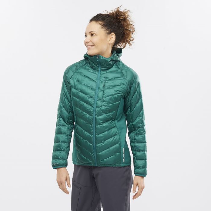 Salomon OUTLINE PRIMALOFT® Ženske Jakne Pacific | j6BD0fzt