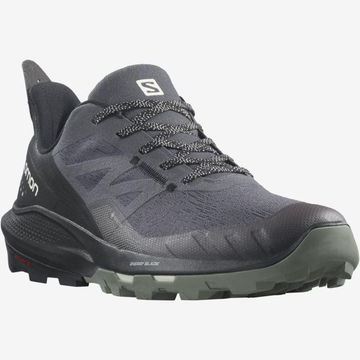 Salomon OUTPULSE GORE-TEX Muške Cipele Za Planinarenje Crne | TgUdtarp