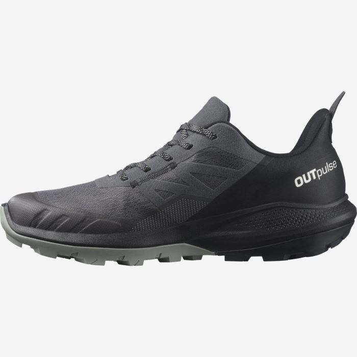 Salomon OUTPULSE GORE-TEX Muške Cipele Za Planinarenje Crne | TgUdtarp