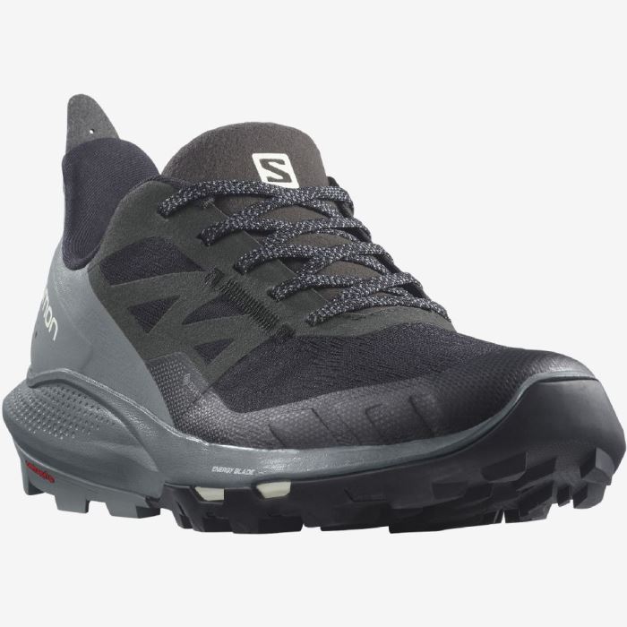 Salomon OUTPULSE GORE-TEX Ženske Cipele Za Planinarenje Crne | JFBrjfM1