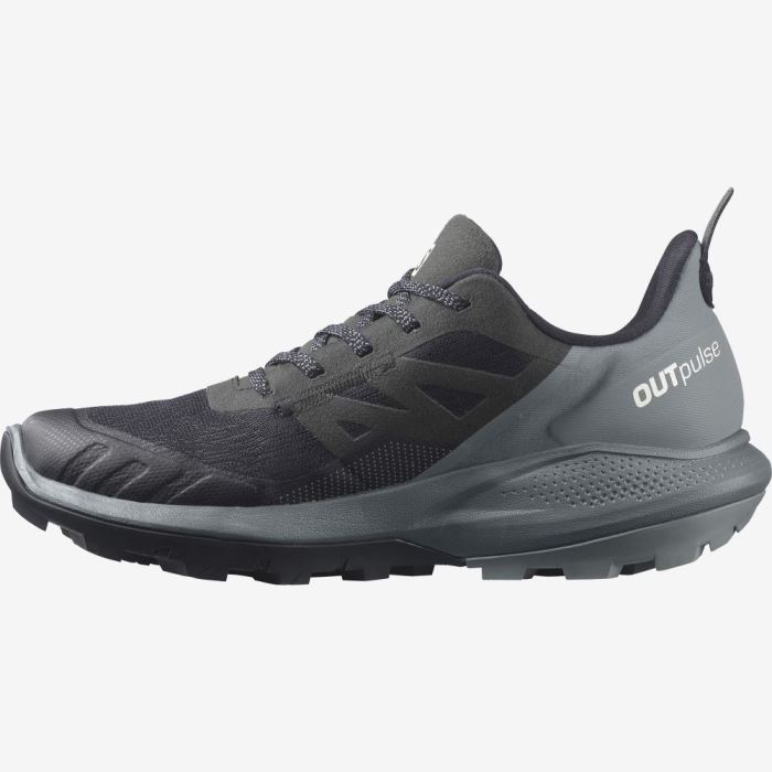 Salomon OUTPULSE GORE-TEX Ženske Cipele Za Planinarenje Crne | JFBrjfM1