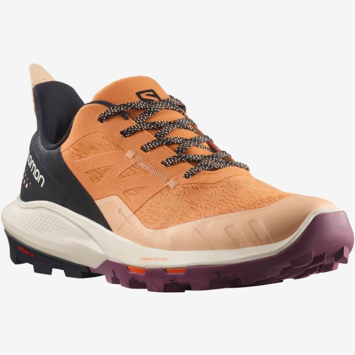 Salomon OUTPULSE GORE-TEX Ženske Cipele Za Planinarenje Boje Marelice Crne | V9WtGZ3r