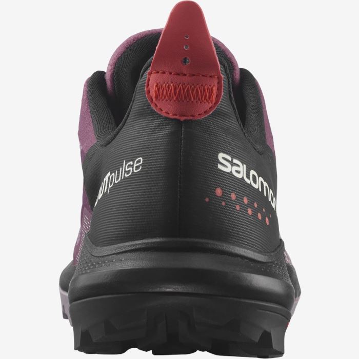 Salomon OUTPULSE GORE-TEX Ženske Cipele Za Planinarenje Crne Crvene | t7u7ZHS4