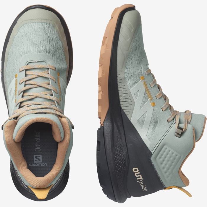 Salomon OUTPULSE MID GORE-TEX Ženske Cipele Za Planinarenje Narančaste | GdWJHmOH