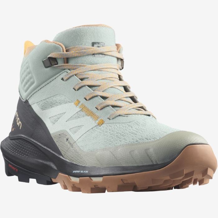 Salomon OUTPULSE MID GORE-TEX Ženske Cipele Za Planinarenje Narančaste | GdWJHmOH