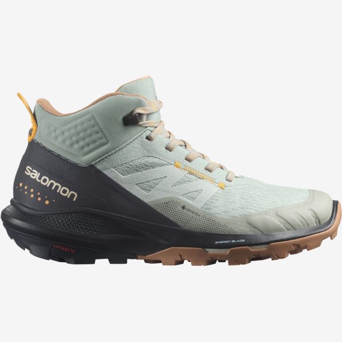 Salomon OUTPULSE MID GORE-TEX Ženske Cipele Za Planinarenje Narančaste | GdWJHmOH