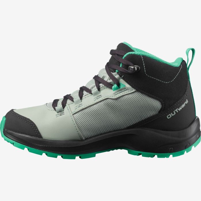 Salomon OUTWARD CLIMASALOMON™ WATERPROOF Dječje Cipele Za Planinarenje Svijetlo Tirkizne Sive Menta | PKilpKQh