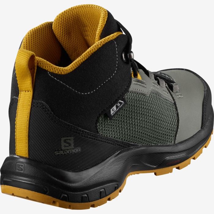 Salomon OUTWARD CLIMASALOMON™ WATERPROOF Dječje Cipele Za Planinarenje Sive Crne | jtNd5nSi