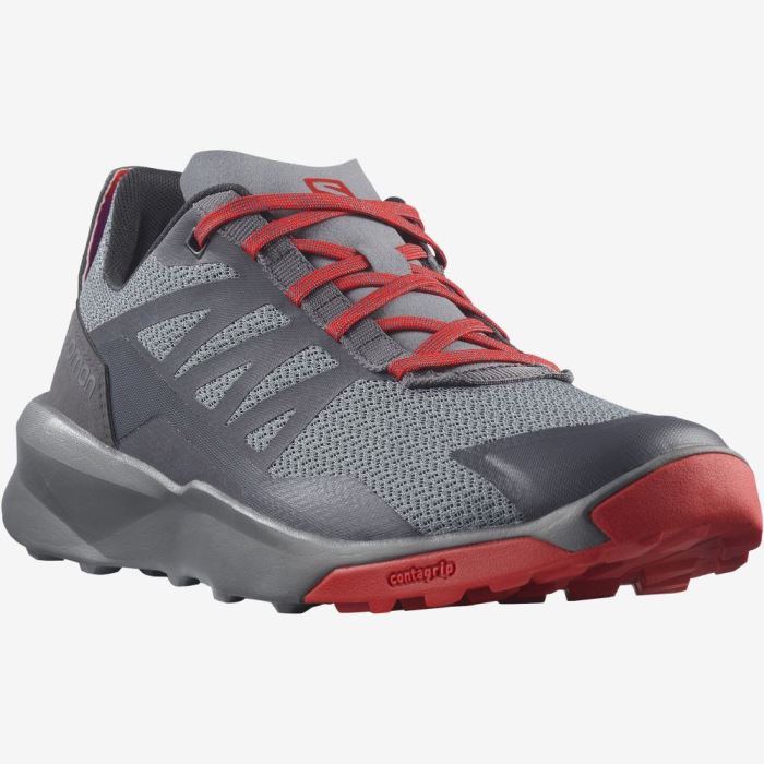 Salomon PATROL Muške Cipele Za Planinarenje Quiet Shade / Magnet / Goji Berry | mWonCatI