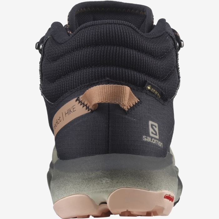 Salomon PREDICT HIKE MID GORE-TEX Ženske Cipele Za Planinarenje Kaki Boja Crne | cFb2Jgvy