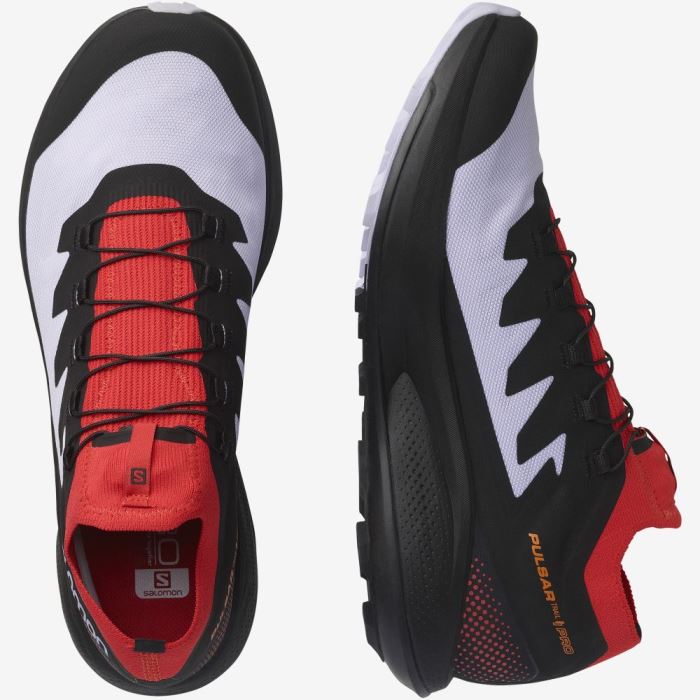 Salomon PULSAR TRAIL PRO Muške Tenisice Za Trčanje Ljubičaste Crvene Crne | awDXkAfW