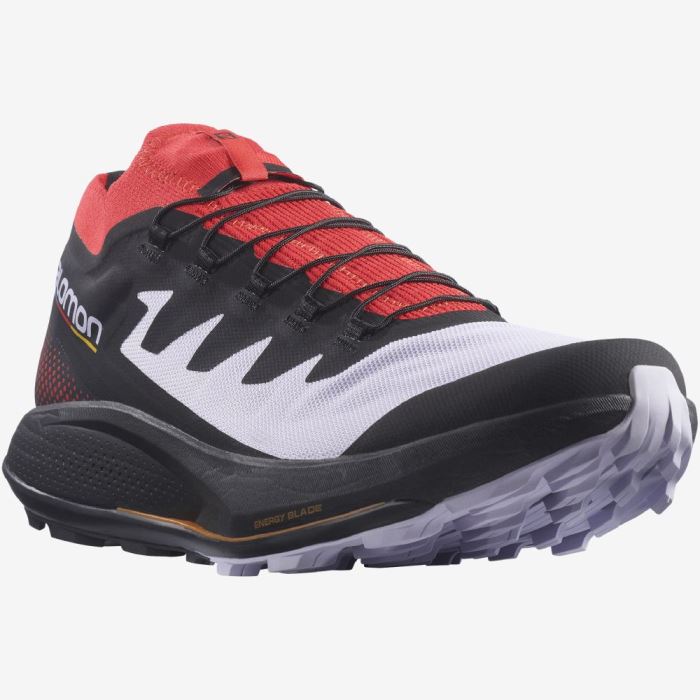 Salomon PULSAR TRAIL PRO Muške Tenisice Za Trčanje Ljubičaste Crvene Crne | awDXkAfW