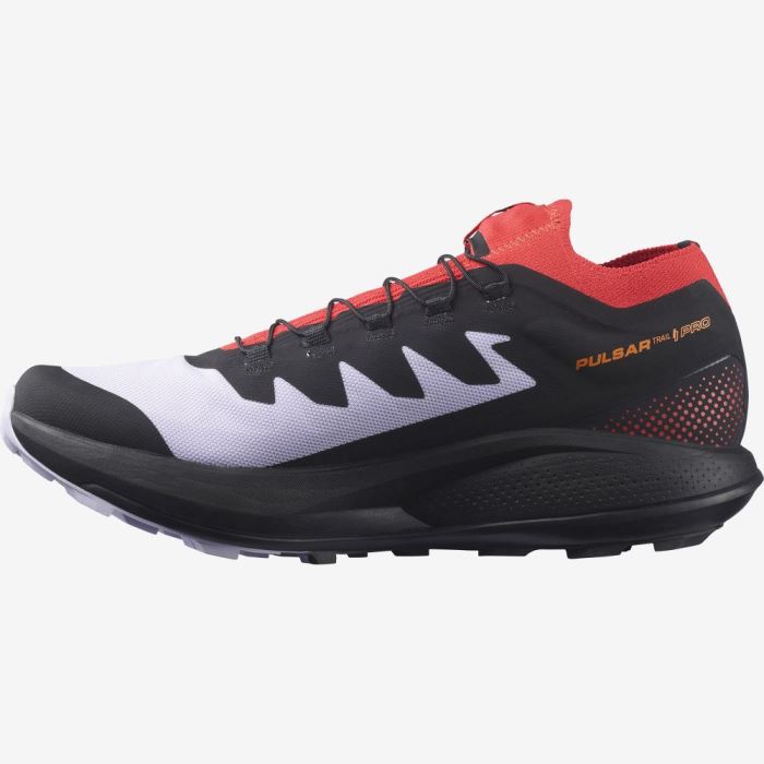 Salomon PULSAR TRAIL PRO Muške Tenisice Za Trčanje Ljubičaste Crvene Crne | awDXkAfW