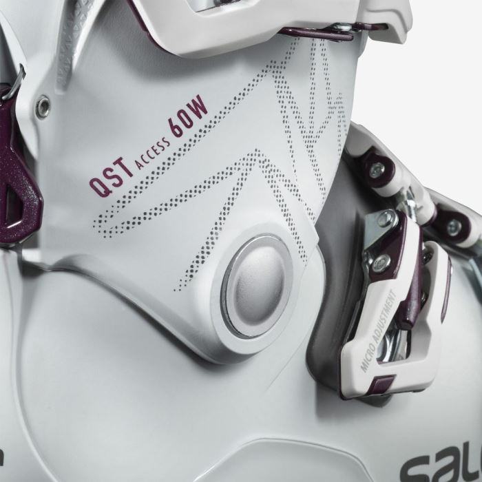 Salomon QST ACCESS 60 Ženske Ski Boots Bijele Tamno Sive | hS64728w