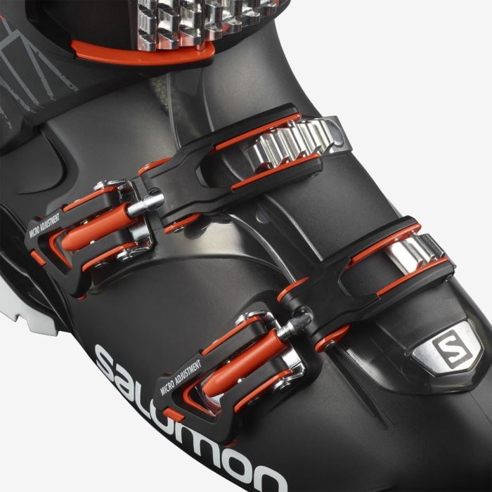 Salomon QST ACCESS 70 Muške Ski Boots Crne Tamno Sive Narančaste | NaB9u6C2