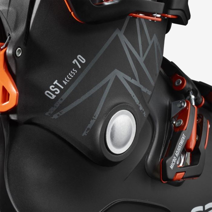 Salomon QST ACCESS 70 Muške Ski Boots Crne Tamno Sive Narančaste | NaB9u6C2