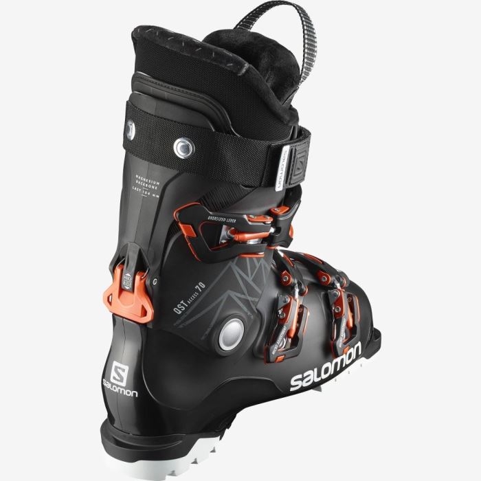 Salomon QST ACCESS 70 Muške Ski Boots Crne Tamno Sive Narančaste | NaB9u6C2