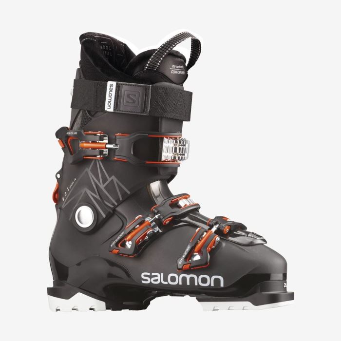 Salomon QST ACCESS 70 Muške Ski Boots Crne Tamno Sive Narančaste | NaB9u6C2