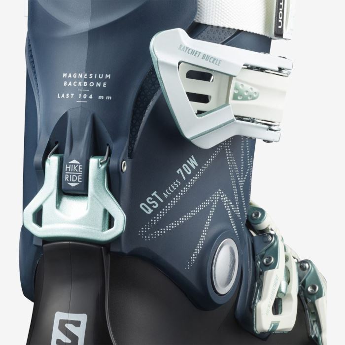 Salomon QST ACCESS 70 Ženske Ski Boots Plave Bijele | mBlmGw69