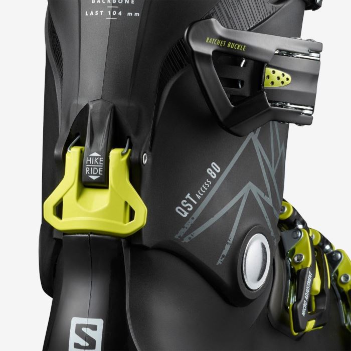 Salomon QST ACCESS 80 Muške Ski Boots Crne Zelene | i0AbKsu1