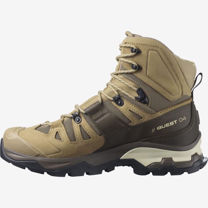 Salomon QUEST 4 GORE-TEX Muške Cipele Za Planinarenje Kelp / Wren / Bleached Sand | 63n078so